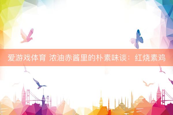 爱游戏体育 浓油赤酱里的朴素味谈：红烧素鸡